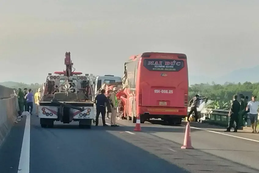 Hai người thiệt mạng trong vụ tai nạn kinh hoàng trên cao tốc Đà Nẵng - Quảng Ngãi