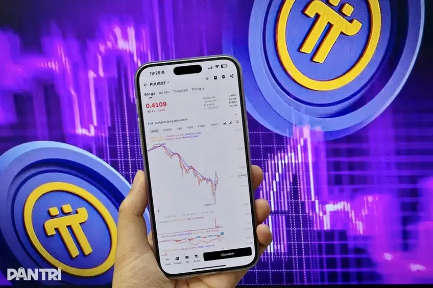 Giá Pi Network lao dốc kỷ lục
